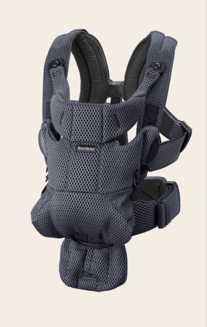 美品　BABYBJÖRN 抱っこ紐 ダークグレー メッシュ ベビービョルン 抱っこ紐 ハーモニー メッシュ Baby Bjorn ベビー