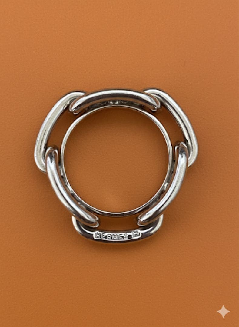 HERMES シェーヌダルク　スカーフリング