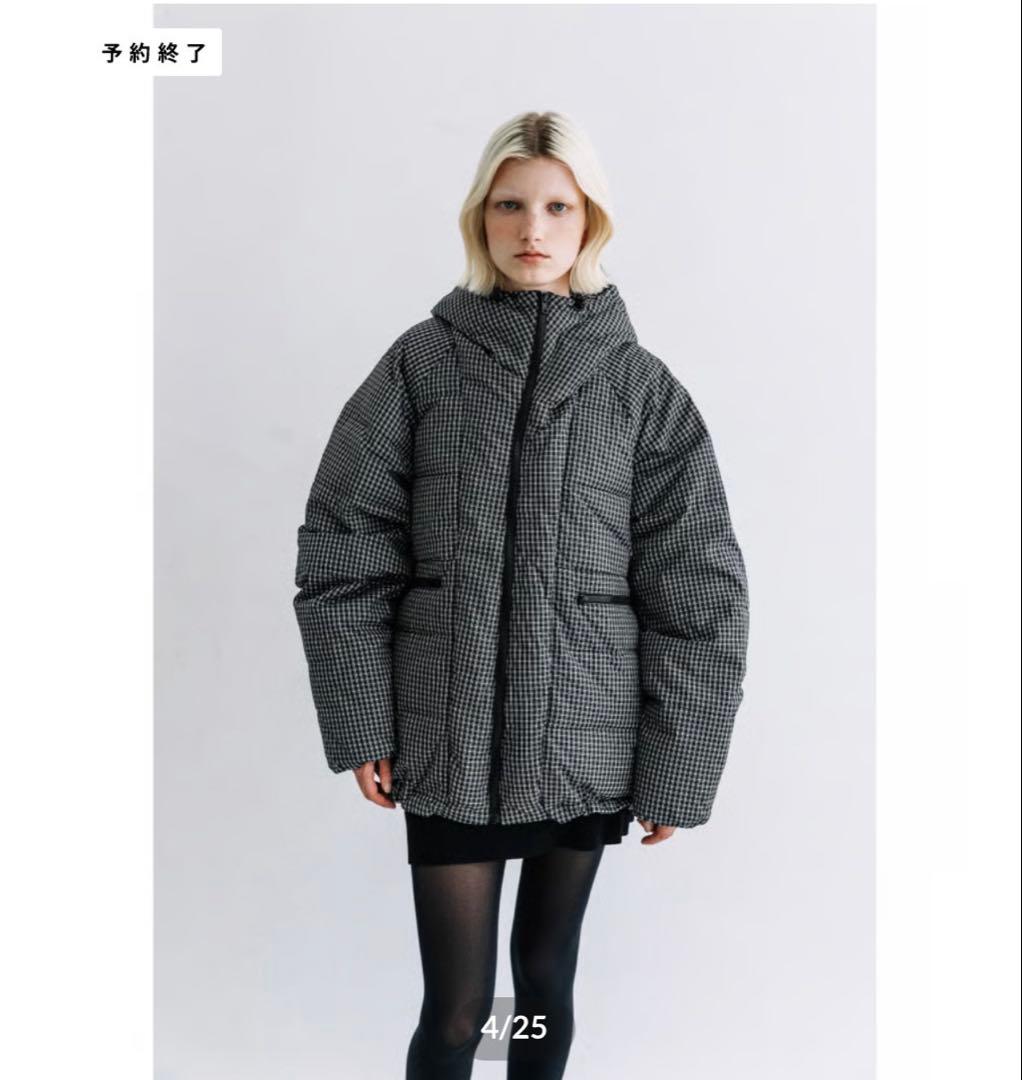 WCJ 猫耳 ダウンジャケット チェック柄 - メルカリ