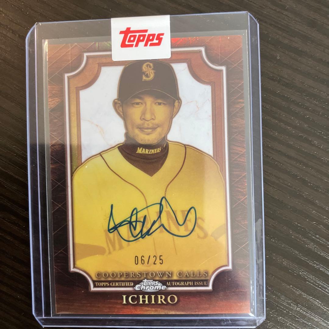 2025 Topps Chrome イチロー 殿堂入り サインカード 25シリ - メルカリ