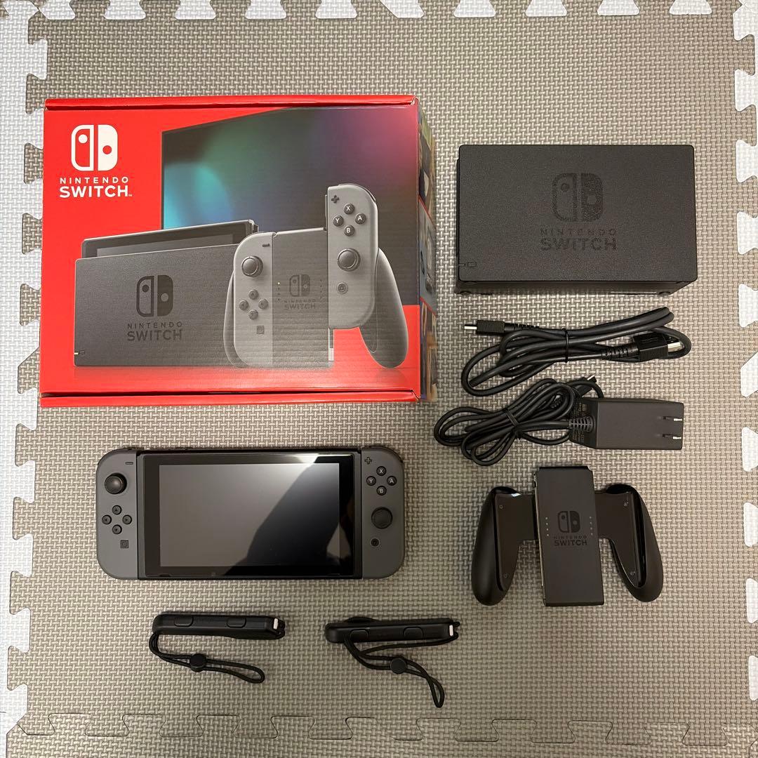 Nintendo Switch 本体 グレー - メルカリ