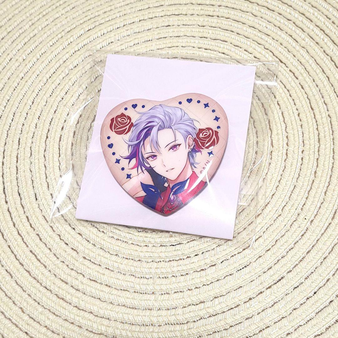 不破湊 にじさんじ Rose Valentine ランダムハート型缶バッジ - メルカリ
