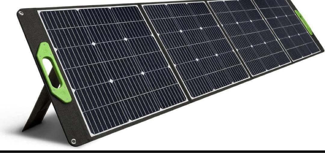 防災 キャンプ ソーラーパネル 200W 18V/36V切替可能 高発電量 LVYUAN ソーラーパネル 200W 折りたたみ式 ソーラーチャージ