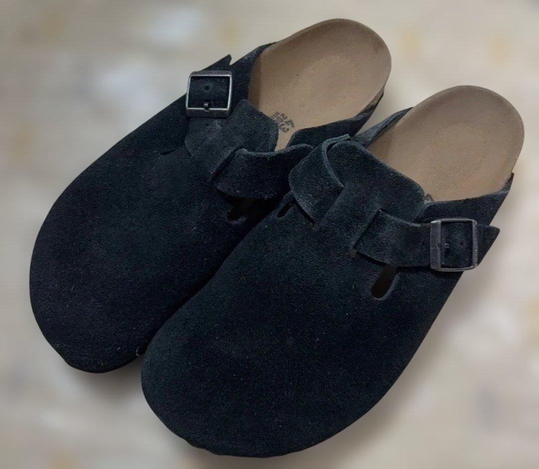 美品☆ビルケンシュトック☆ボストンブラックスエード43（28cm）送料込