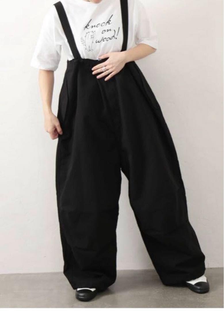 2023SS js luxe】CLポプワッシャーサスペンダーパンツ - メルカリ