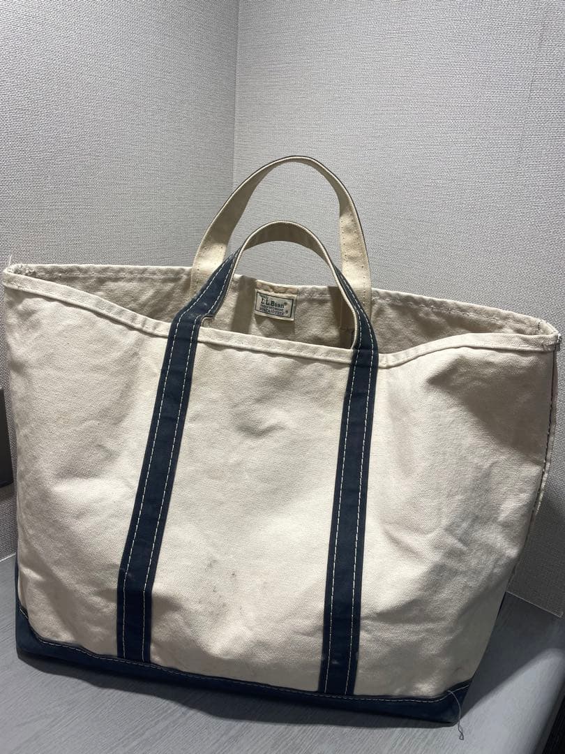 最終額_L.L.Beanビーントート80sフェード黒ネイビー