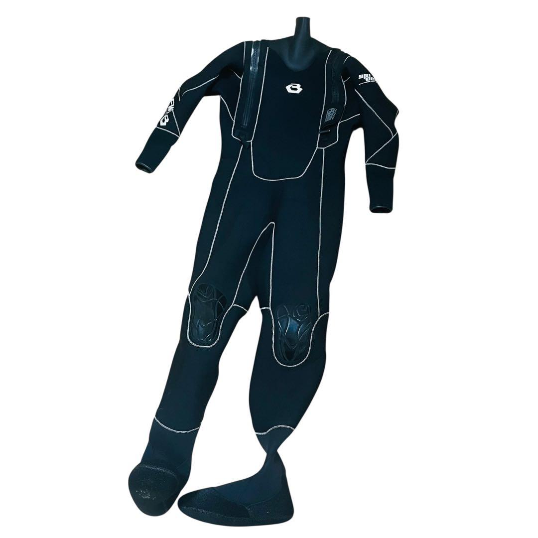 BEWET ドライスーツ スパイダー ビーウエット フルスーツ ブラック