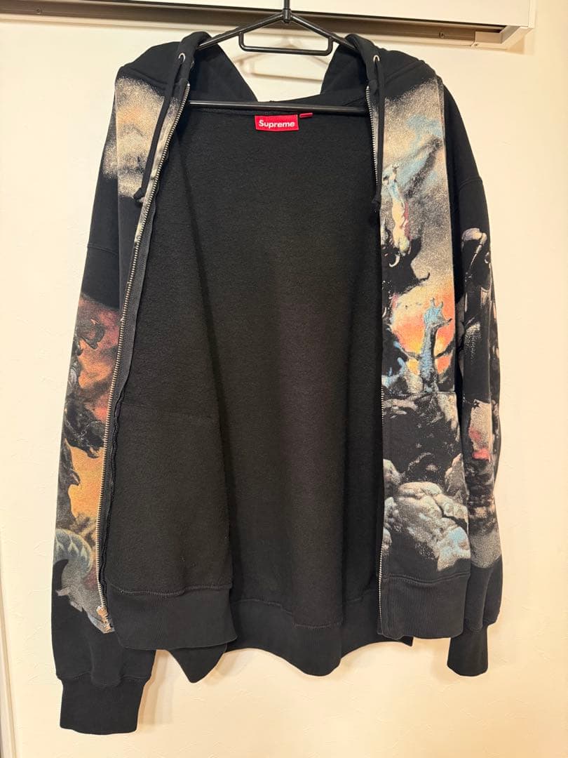 Supreme Frank Frazetta Zip Up Hooded【黒L】 - メルカリ