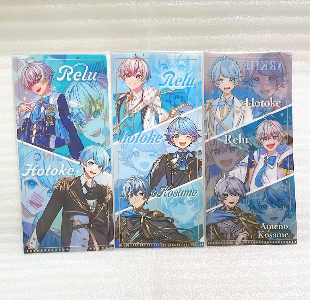 すたぽら れるくん チケットファイル ナムコ特典 水色組 ほとけくん こ