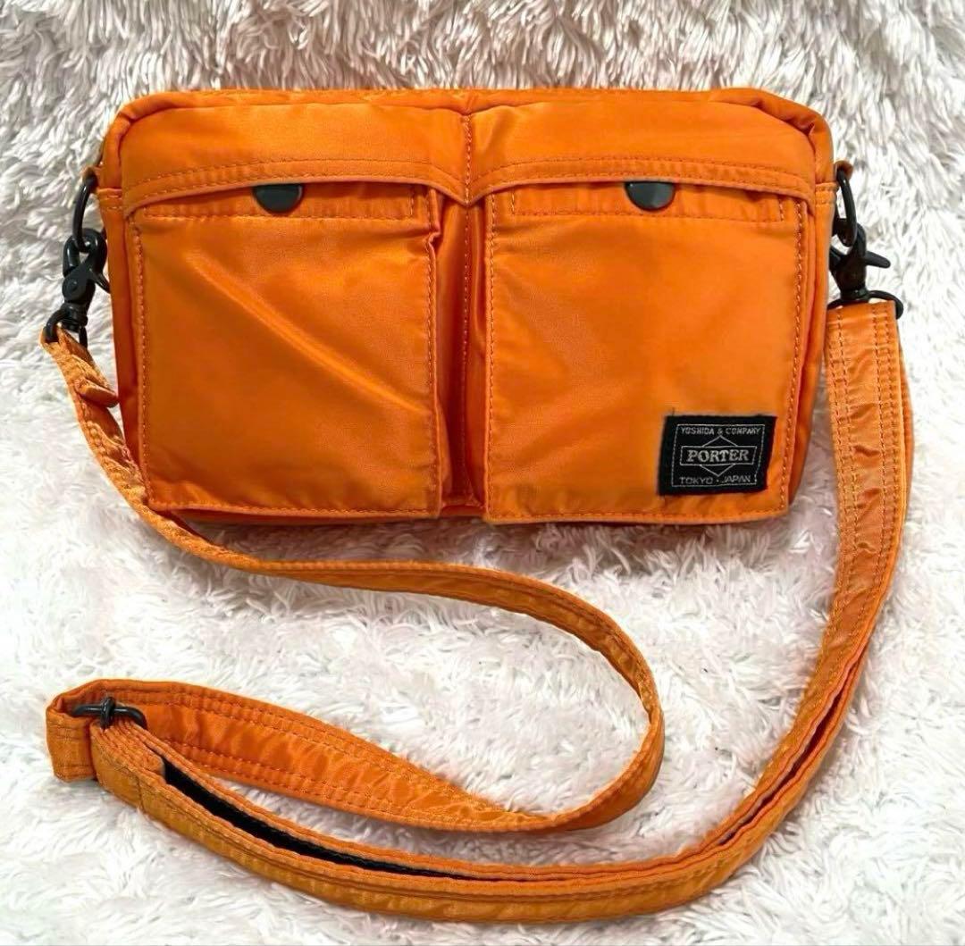 PORTER ポーター 吉田カバン 80周年オレンジ ナイロン ショルダー