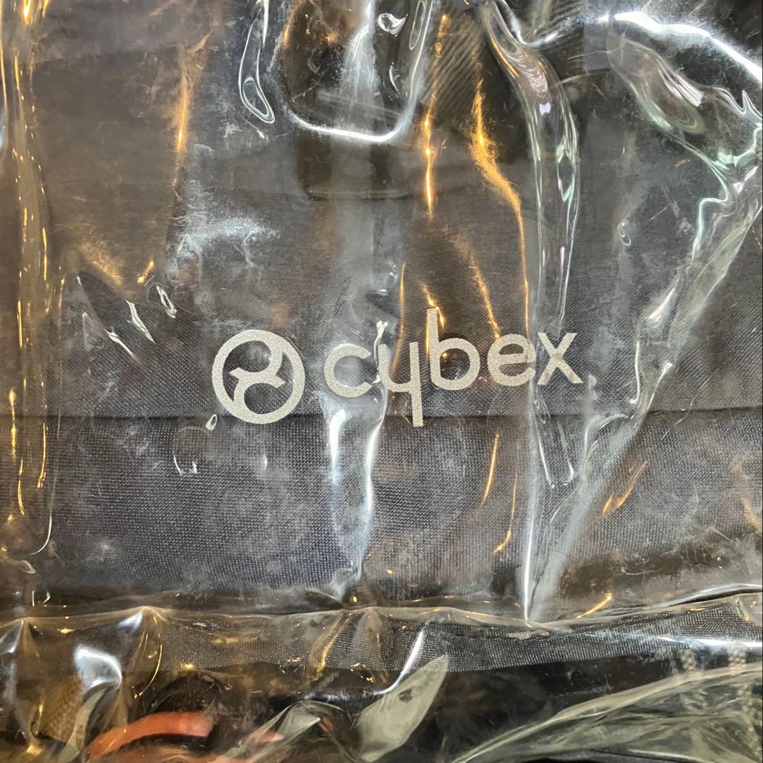 Cybex EASY S ネイビー ベビーカー 折りたたみ式　レインカバー付