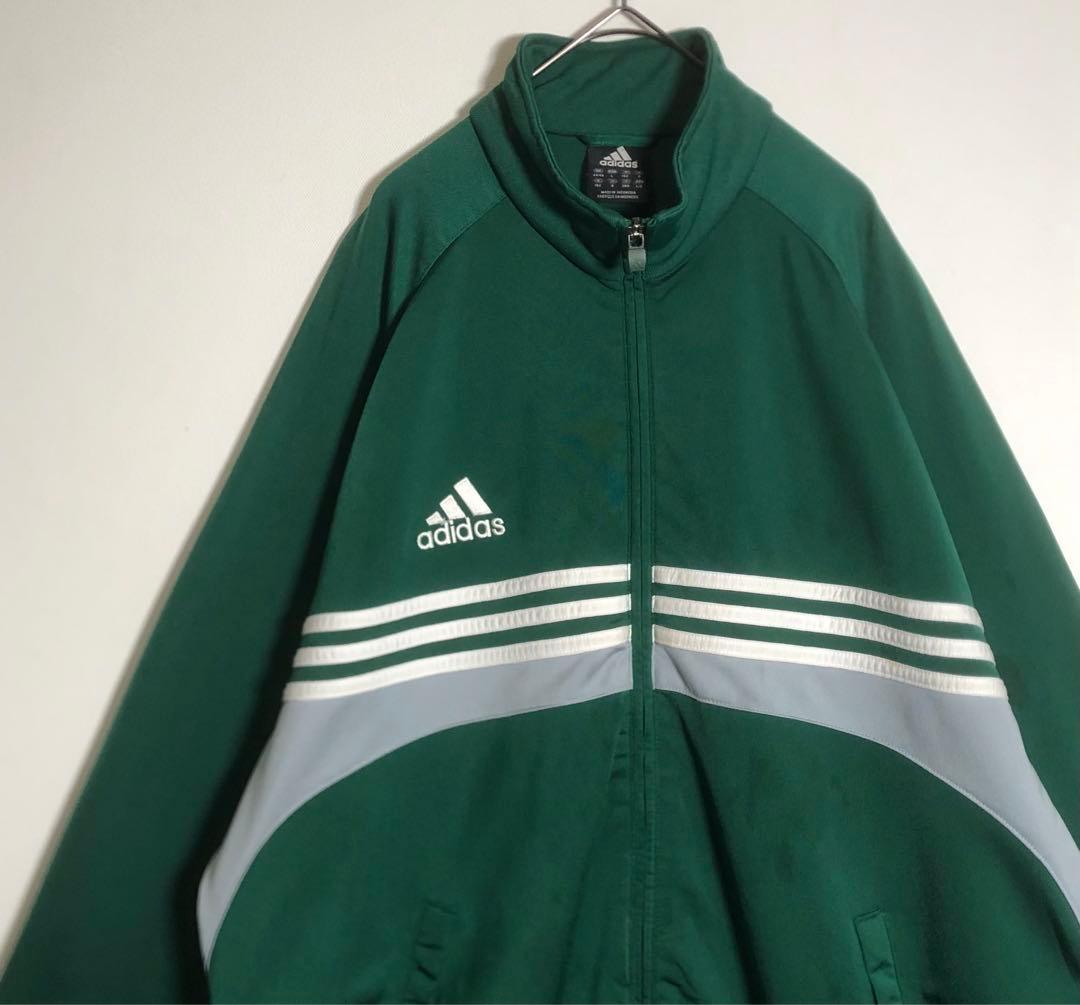 adidas アディダス 刺繍ロゴ トラックジャケット - メルカリ