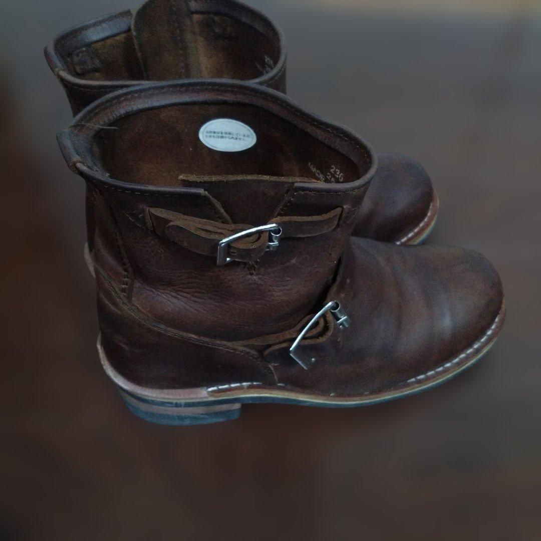 ゴールデンレトリバー　本革　オイルヌバック　エンジニア　ブーツ　26.5cm