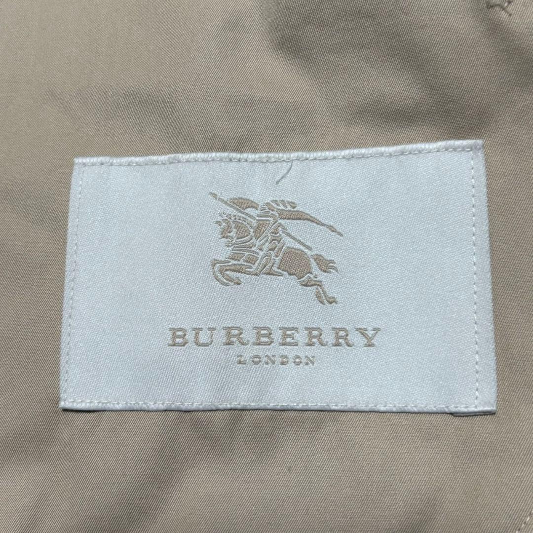 美品 バーバリー ロンドン ロングコート ノバチェック 刺繍ホースロゴ