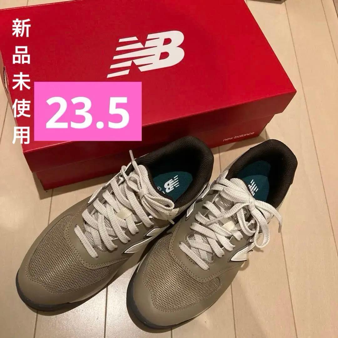 【新品未使用】574 New Balance GOLF 23.5㌢ New Balance 574 Greens Golf Shoes Grey/White - Carl's Golfland