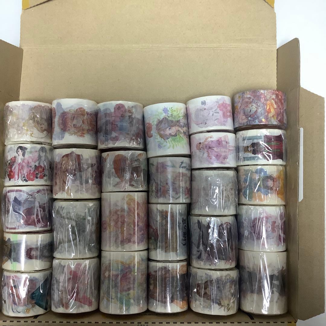 海外マステ 人物マステ まとめ売り 和紙剥離紙無し ② 新品 - メルカリ