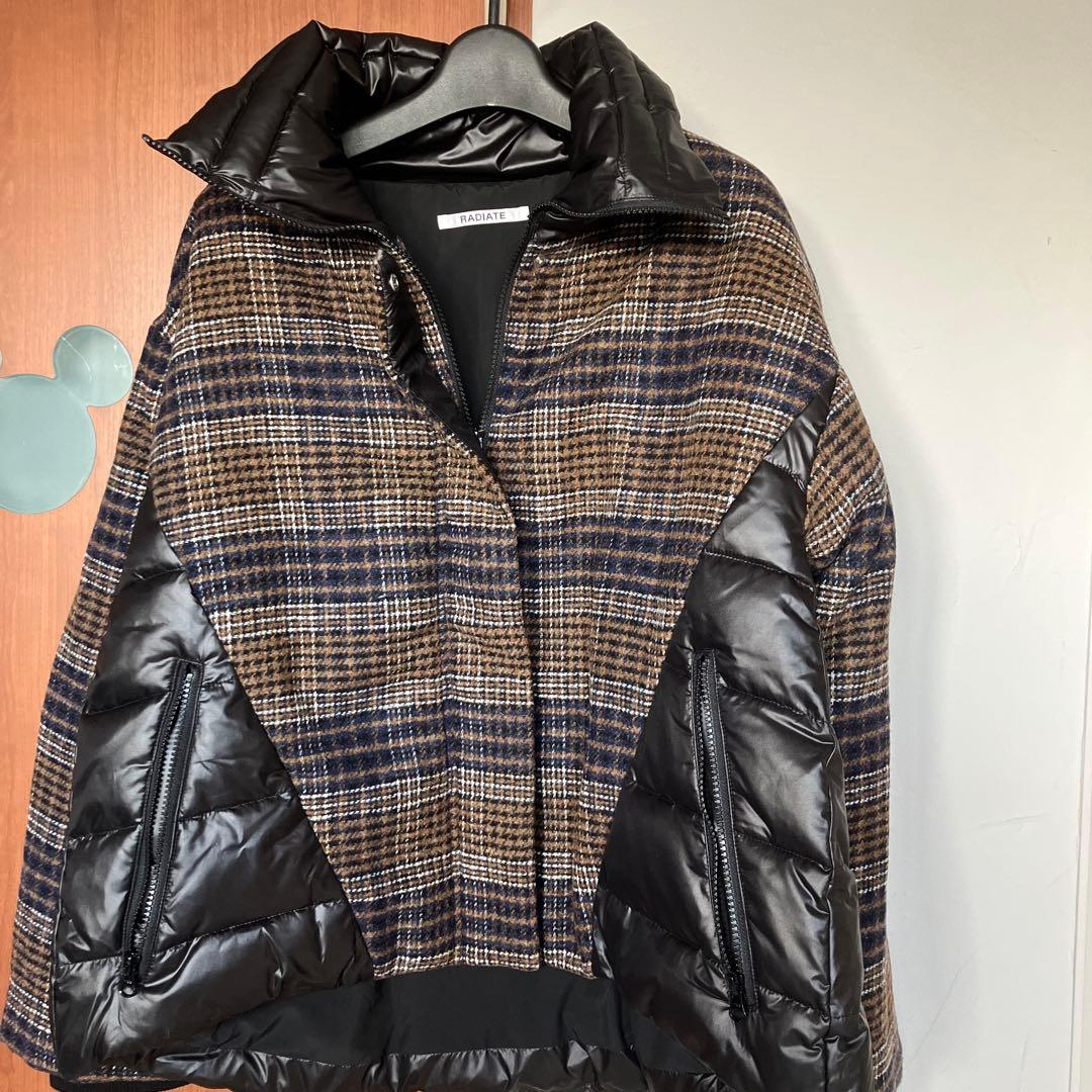 RADIATE ヤマダヤ スコットクラブ チェック柄ダウンジャケット - メルカリ