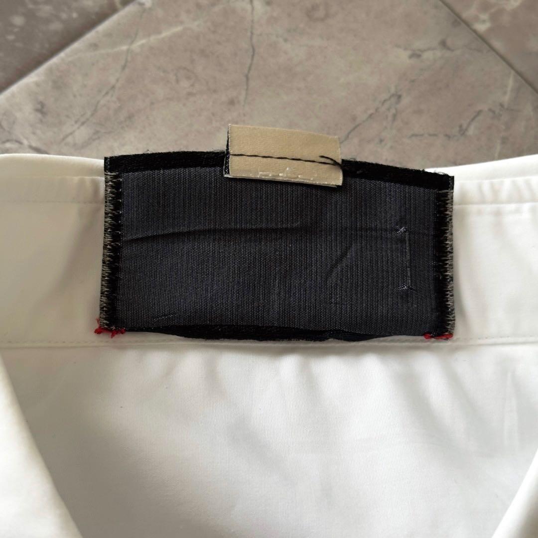 GUCCI 現行タグ ダブルカフスシャツ フレンチカフスシャツ ホワイト