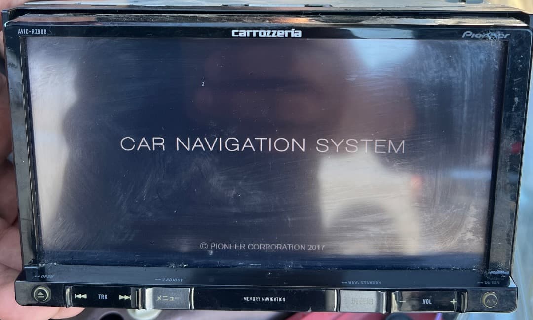 パイオニア AVIC-RZ900-R ナビ フルセグ。地図データ2017年版。