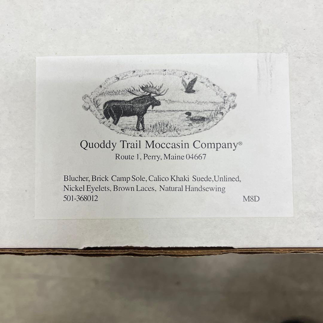 クオディトレイルモカシン ベージュ スエード モカシン 新品未使用