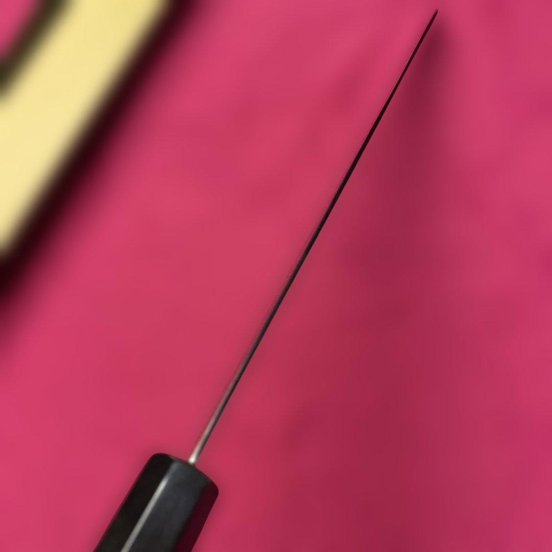 ハイカーボンステンレス鋼 勘所切付柳刃包丁 225㎜ 7.5寸 - メルカリ