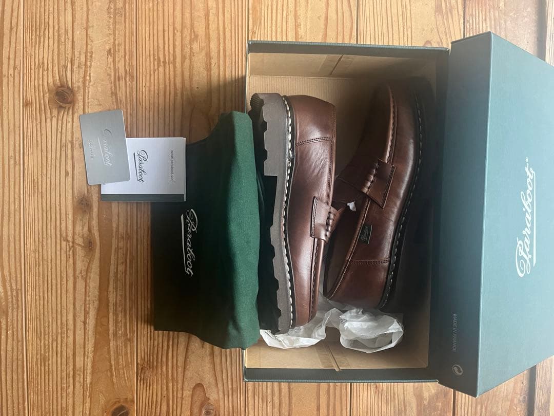 BEAMS F【別注】Paraboot / ランス ダブリンレザー ローファー - メルカリ