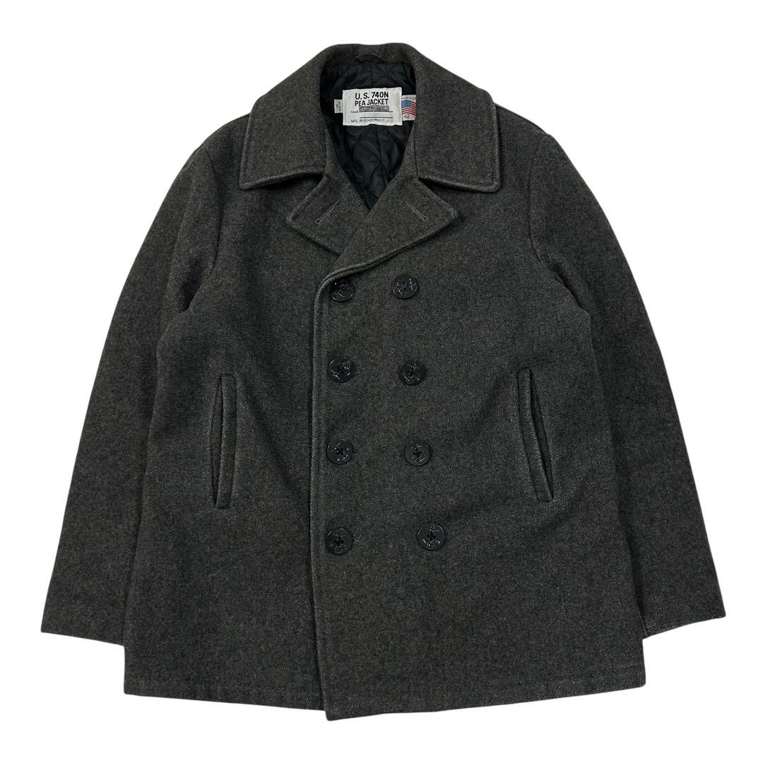 USA製 Schott U.S740N メルトンウールピーコート