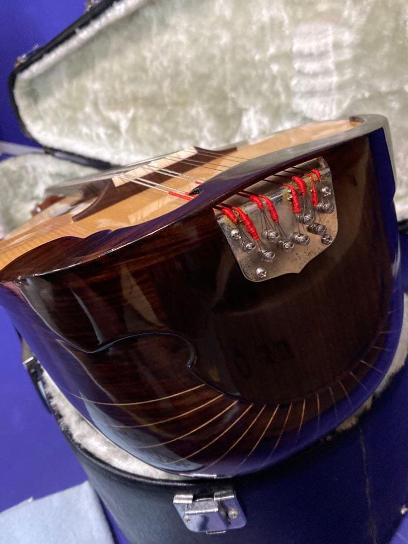I）美品 落合忠男 手工 マンドリン Ｍ４ 2001年 ハードケース付