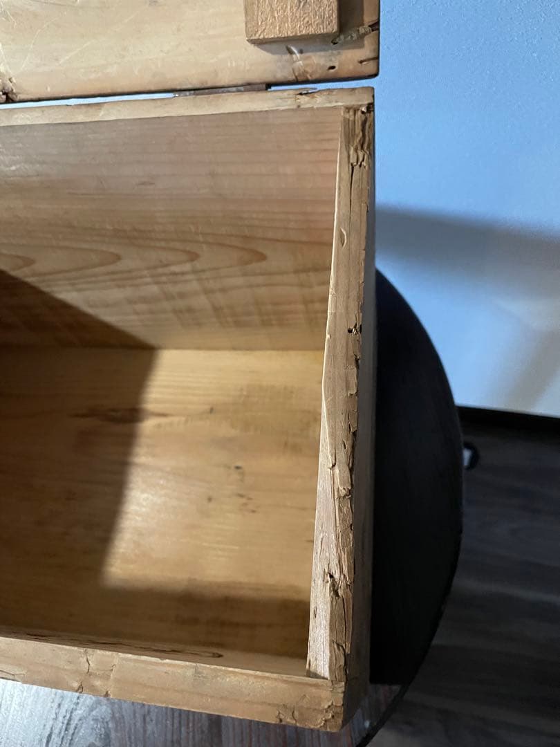 木箱 戦前 昭和レトロ ボテ箱 自転車・バイク アンティーク 木製収納箱