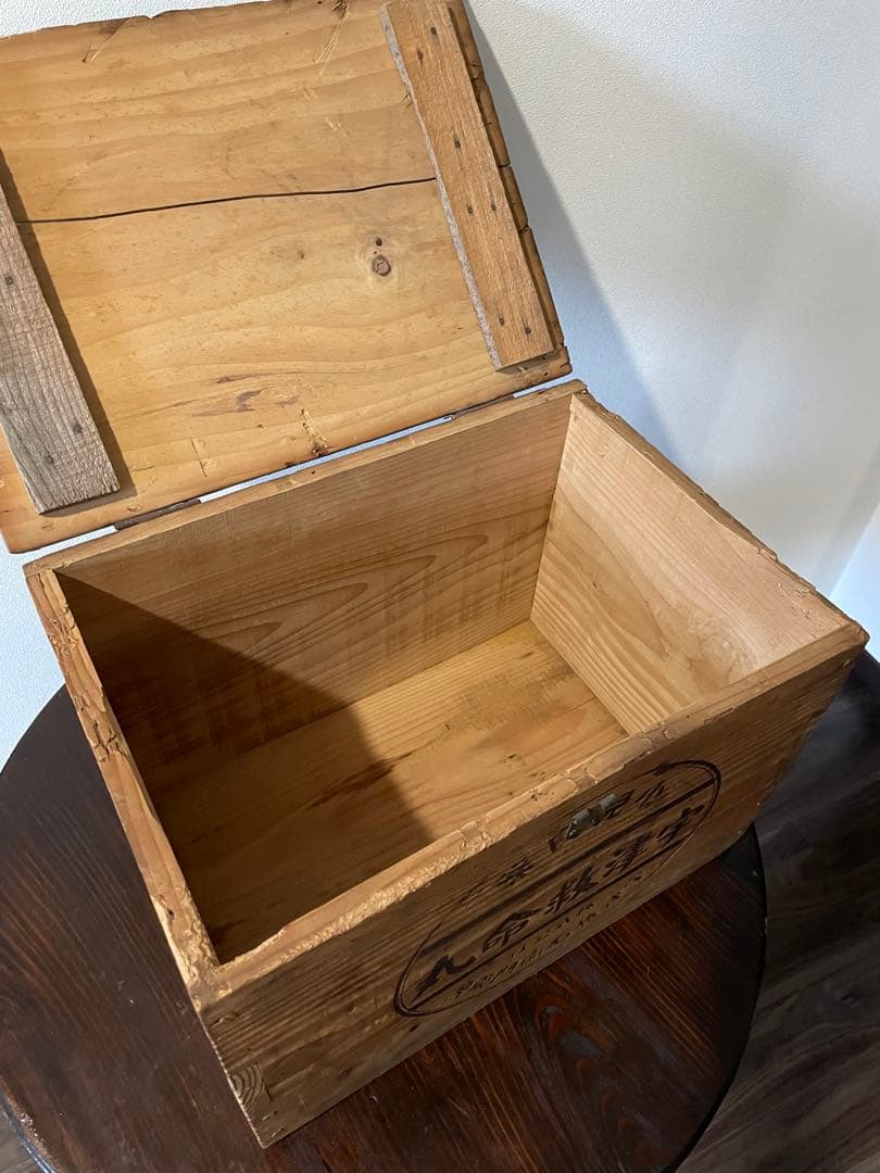 木箱 戦前 昭和レトロ ボテ箱 自転車・バイク アンティーク 木製収納箱