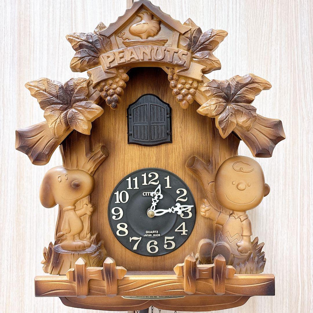 美品✨シチズン スヌーピー 鳩時計 からくり時計 ヴィンテージ