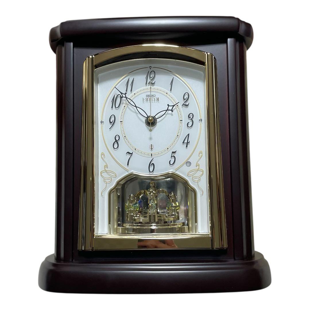 電波置き時計【新品・未使用】 SEIKO セイコー エンブレム HW582B