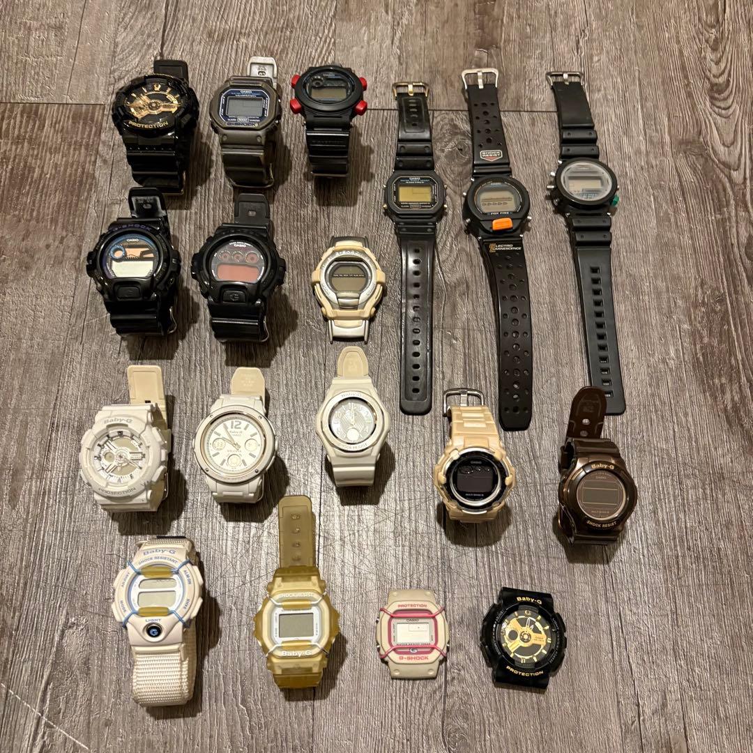 CASIO カシオ G-SHOCK BabyG ジャンク まとめ売り Yahoo!オークション -「dw-6697」の落札相場・落札価格