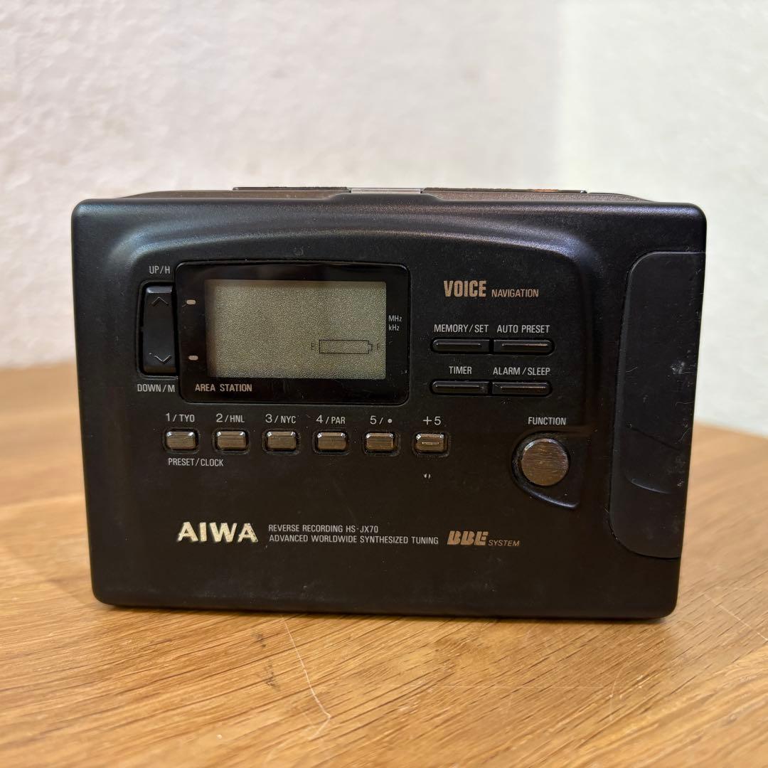 AIWA カセットプレーヤー HS-JX70