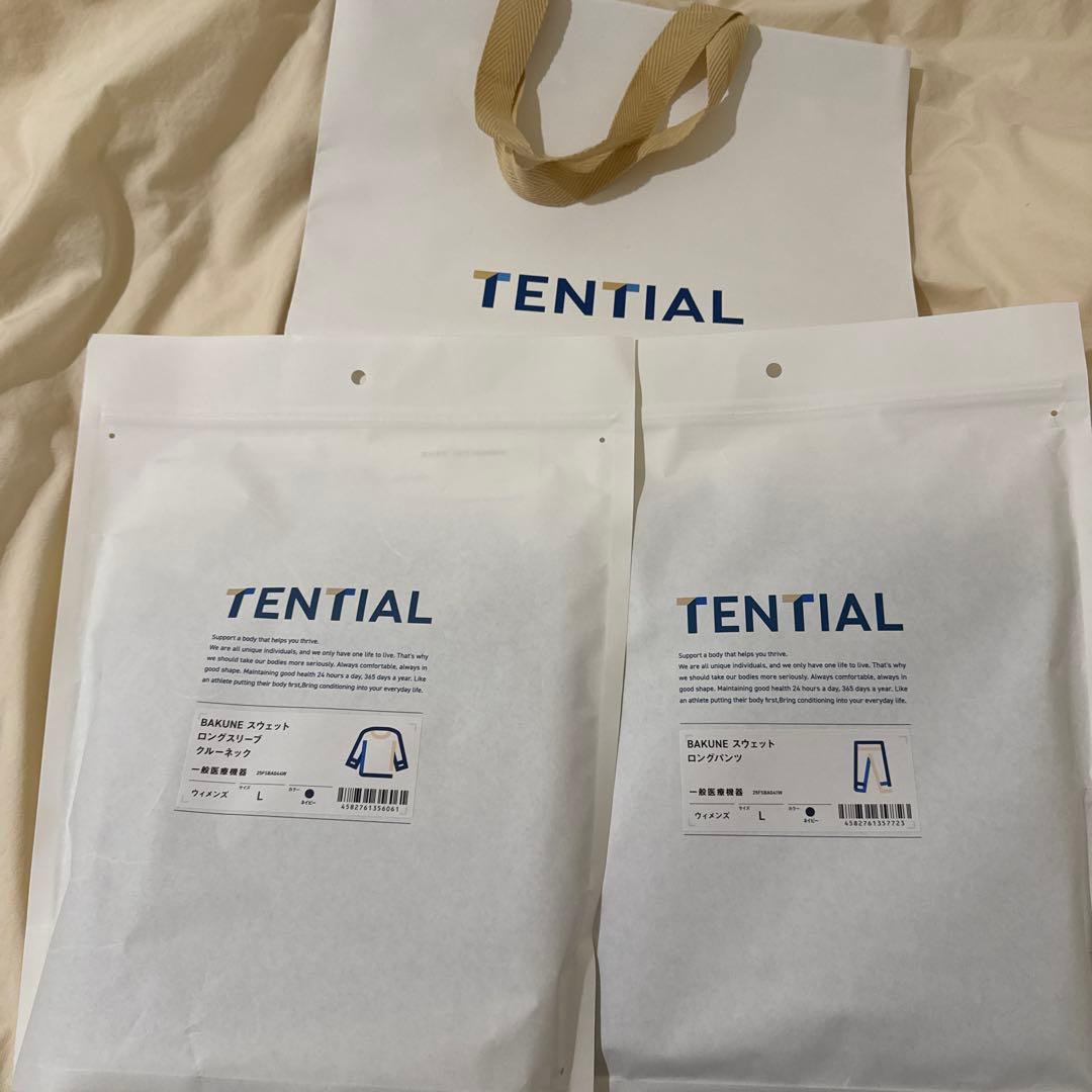 【新品未使用】TENTIAL BAKUNE スウェットセット Lサイズ　ネイビー 楽天市場】＼3/11 1:59までポイント10倍／【TENTIAL 公式】リカバリー