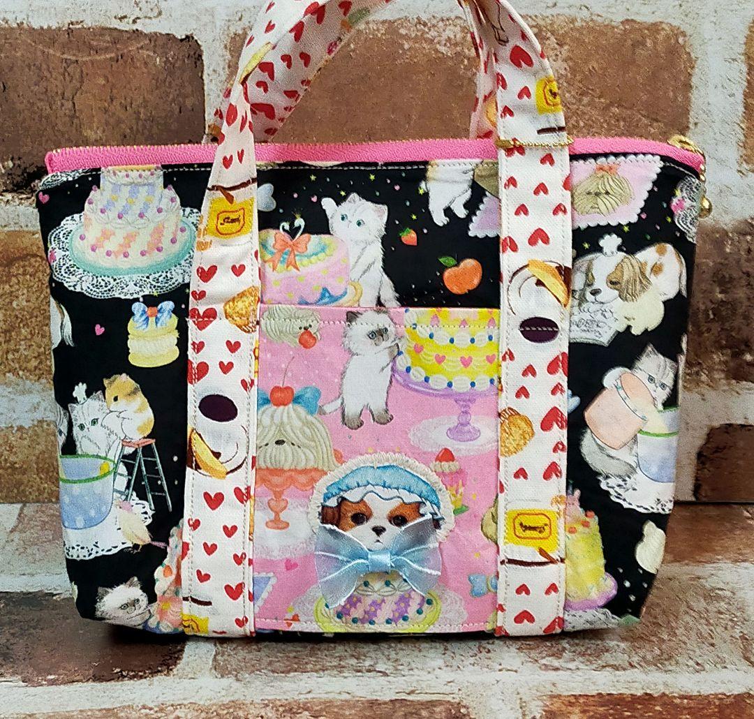 コヤンイサムチョン＆ユキエモン＆ハンドメイド ミニトートバッグ