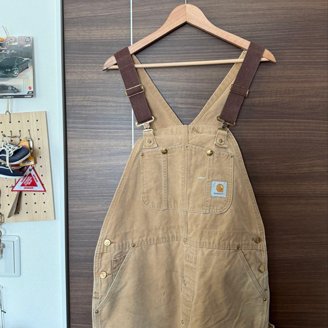 80s Carhartt ダブルニー オーバーオール USA製W38 L30 - メルカリ