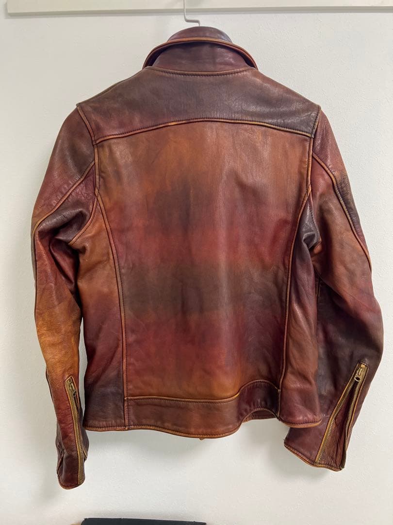 johnbull ジョンブルプライベートラボ ライダース 姫路馬革 - メルカリ