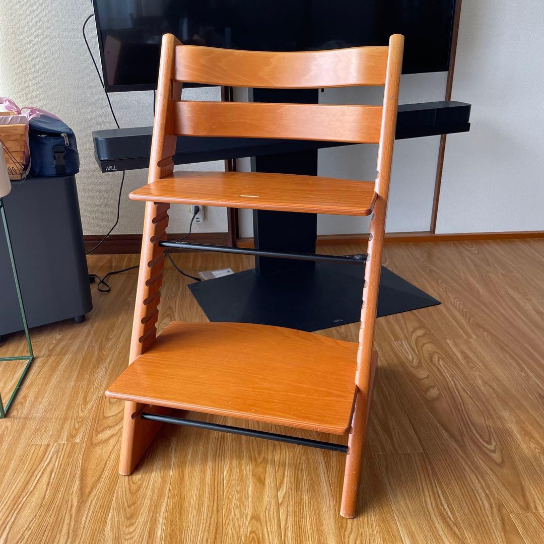 美品希少姿勢が良くなるstokke 椅子