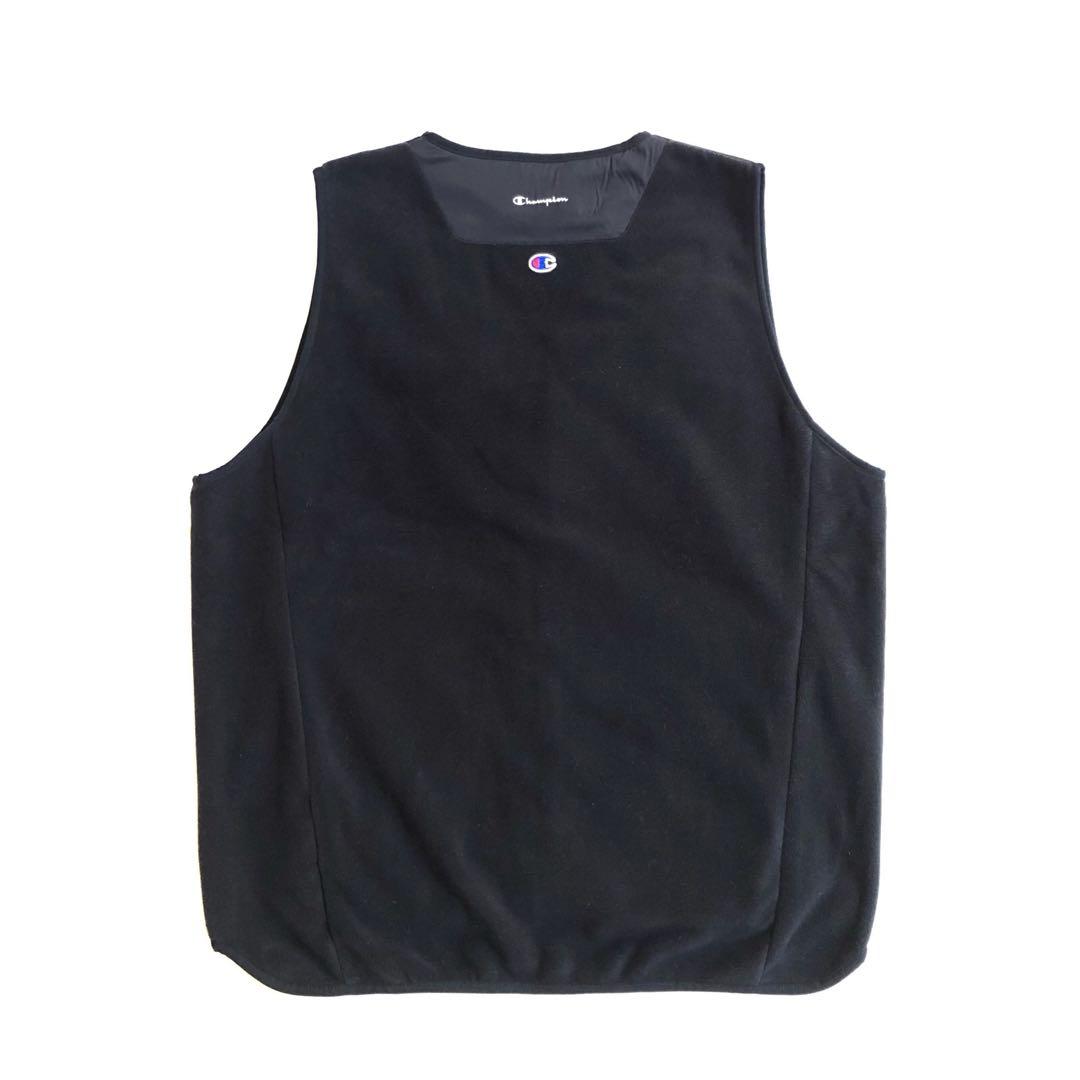 Champion BLACK EDITION フリース ベスト POLARTEC - メルカリ