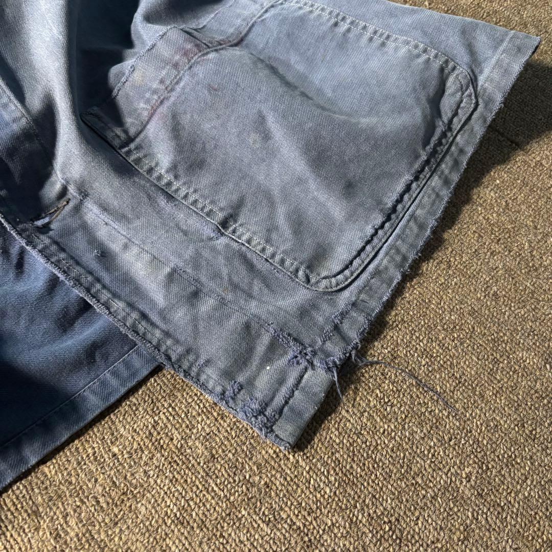 ユーロヴィンテージ ワーク エンジニアジャケット 鬼フェード ダメージ