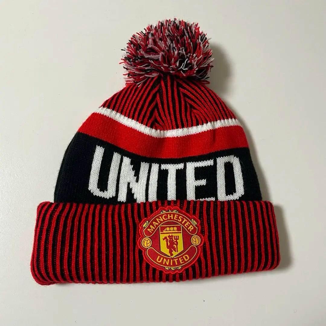 マンチェスター・ユナイテッド ニット帽 NEWERA - メルカリ
