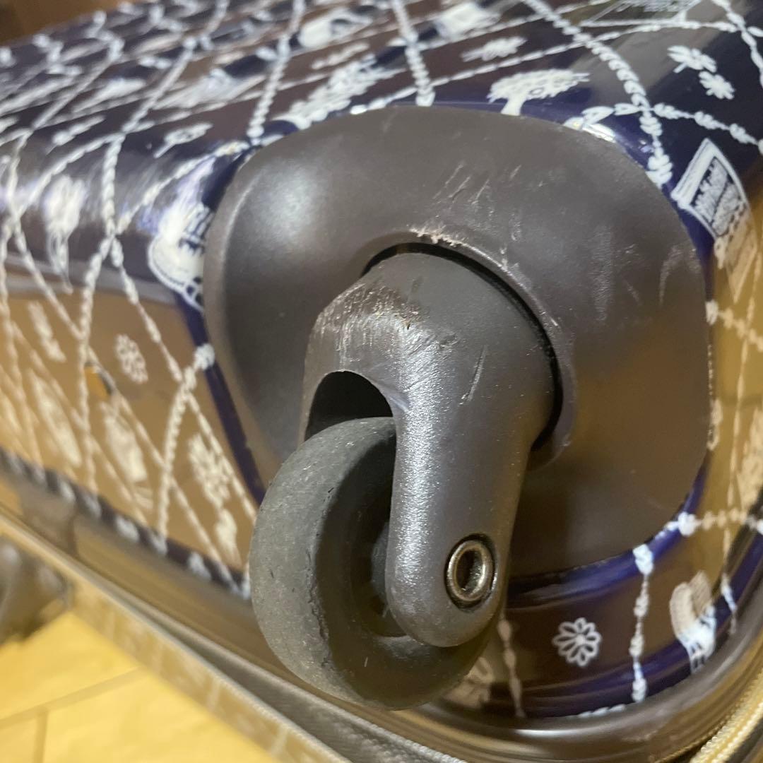 廃盤品・希少】ムーミン 機内持込サイズ 紺色 キャリーケース 49ℓ