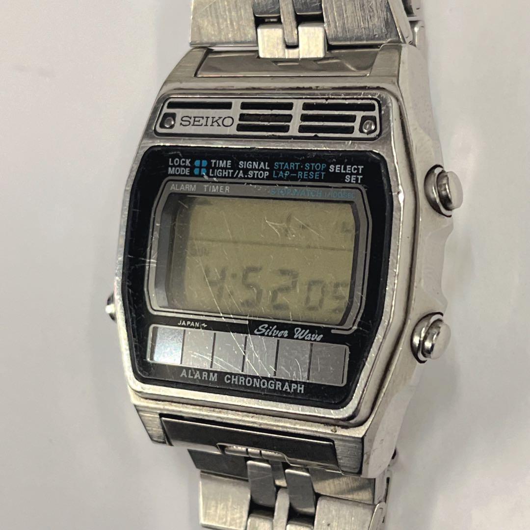 1980年代 SEIKO デジタル Silver Wave ソーラーパーワー - メルカリ