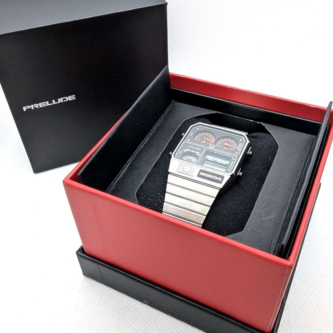 美品・稼働 箱 保証書】CITIZEN HONDA PRELUDE TEMP - メルカリ