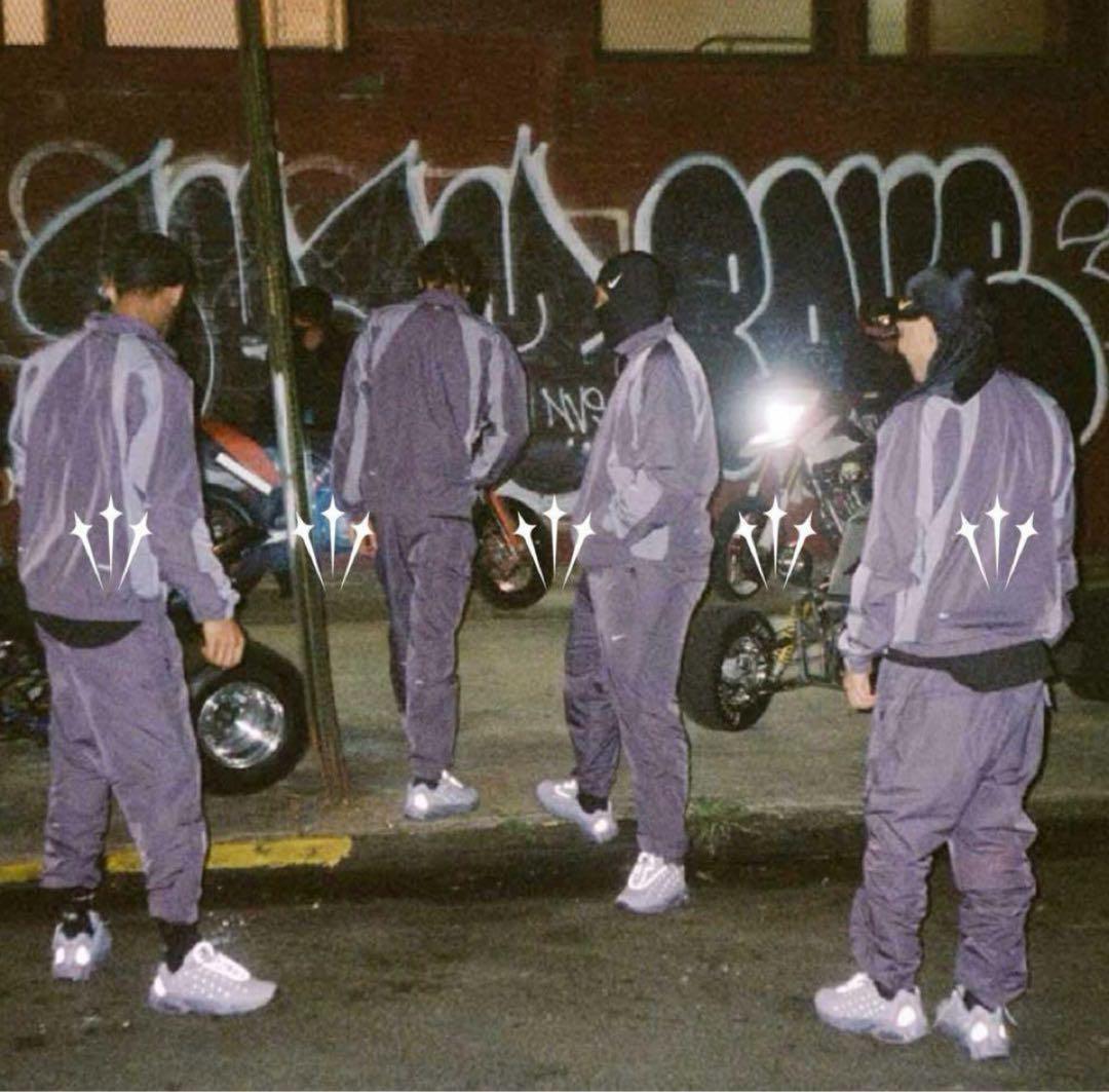 あ様】 nike nocta ナイロンジャケット ノクタ XL 紫 - メルカリ