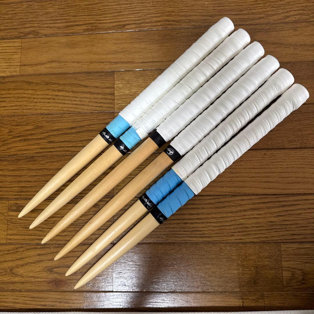 マイバチ まとめ売り(個別販売可) 個別販売の場合4000円 Minamitoriバチ工房 マイバチ 米ヒバ 39cm 重さ:軽め 万能型（迷彩