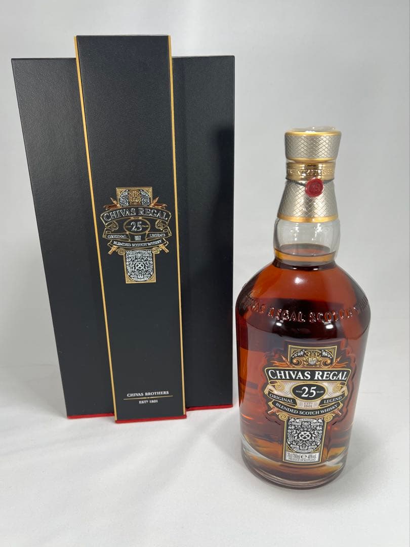 未開封】シーバスリーガル 25年 700ml 40% 箱付き - メルカリ