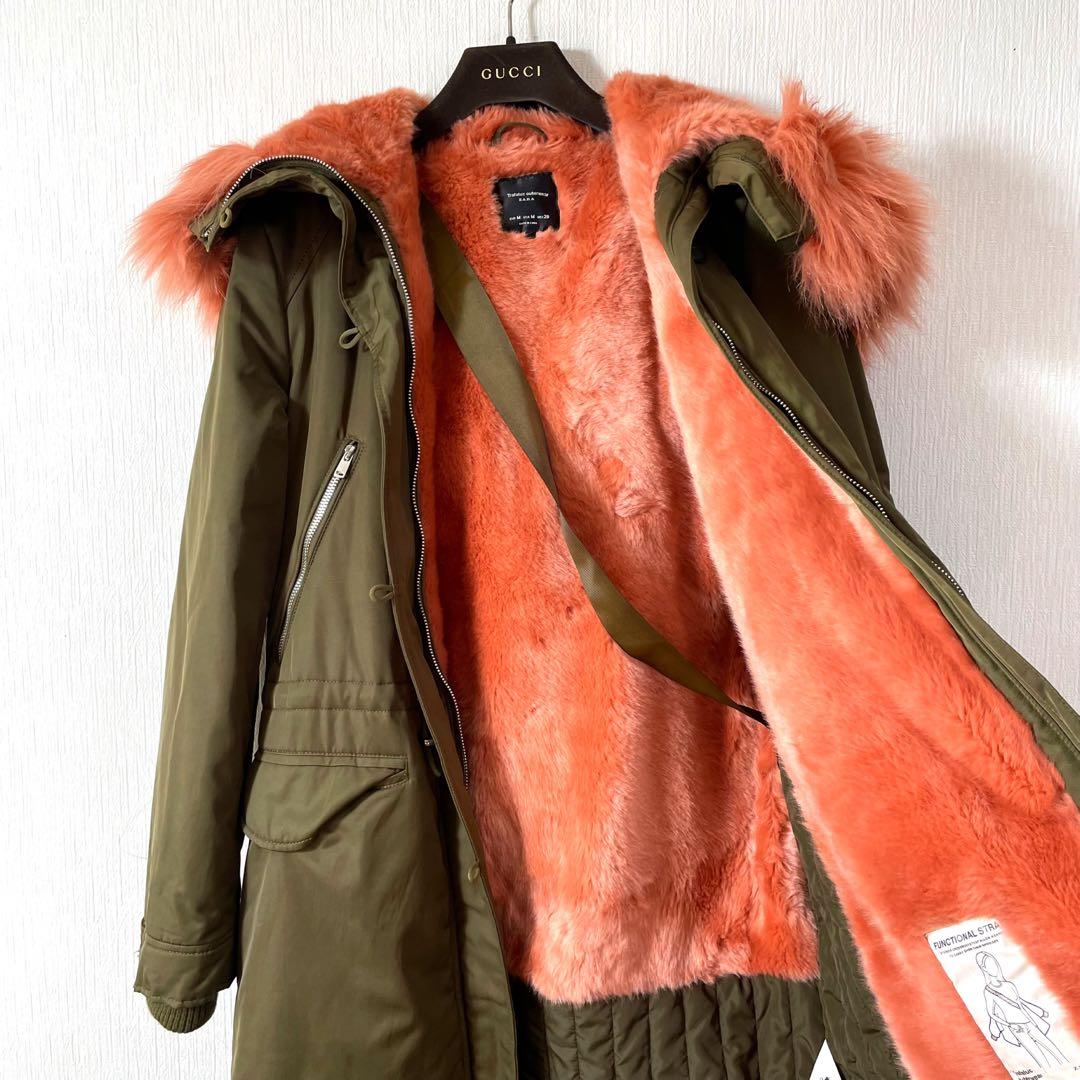 ⚛️♥幻の逸品♥⚛️人気即完売品！ZARA ザラ ピンクファーモッズ