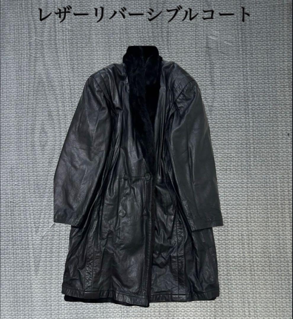 マイミンクファー＆リアルレザー リバーシブルコート 30%OFF 会員価格適用外】ウィーゼル ミンク コート (M7882) 毛皮